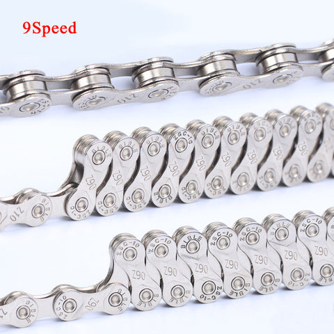 Full Steel Plating 6/7/8/9/10 Speed Bicycle Chain