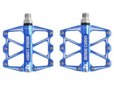 Mountain Bike Flat Pedals with 4 Ball Bearings Ultralight